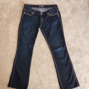 Silver Jeans Dark Blue Women's Boot Cut Jeans